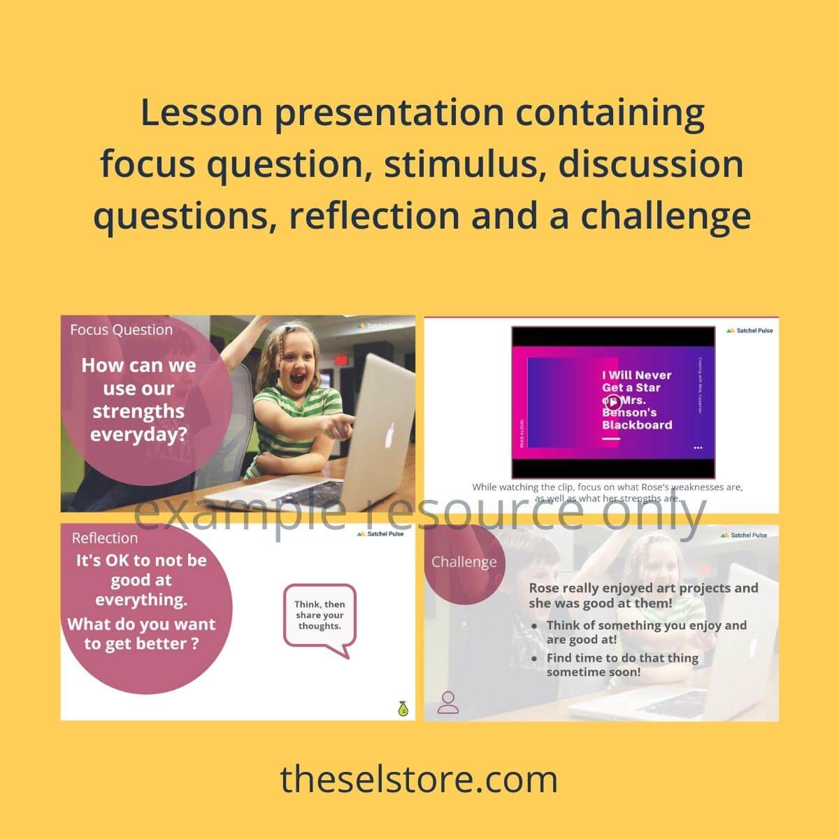 SEL Lesson focusing on Accurate Self-Perception to use in your classroom as one of your SEL activities for Self-Awareness