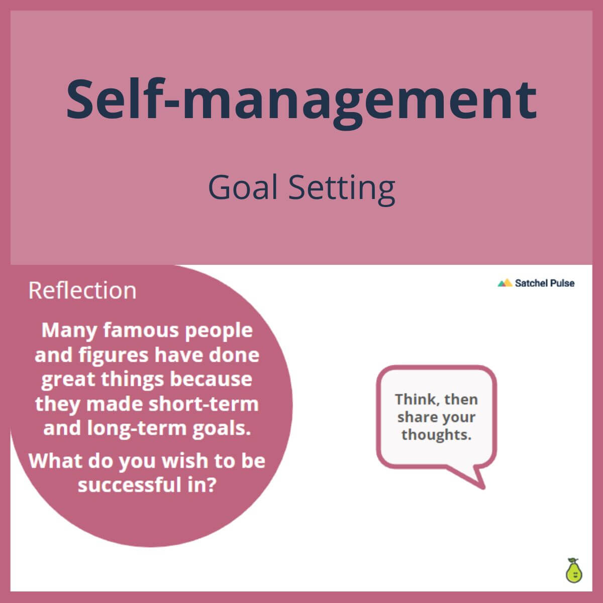 SEL Lesson focusing on Goal Setting to use in your classroom as one of your SEL activities for Self-Management