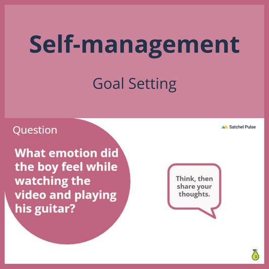 SEL Lesson focusing on Goal Setting to use in your classroom as one of your SEL activities for Self-Management