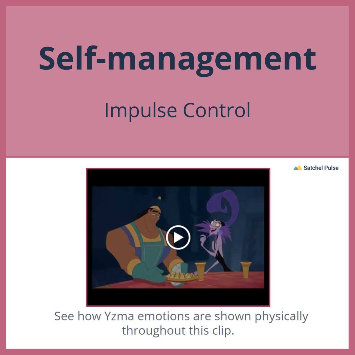 SEL Lesson focusing on Impulse Control to use in your classroom as one of your SEL activities for Self-Management