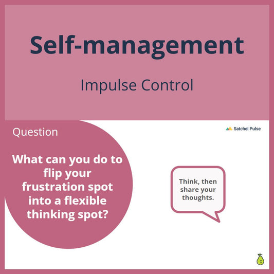 SEL Lesson focusing on Impulse Control to use in your classroom as one of your SEL activities for Self-Management