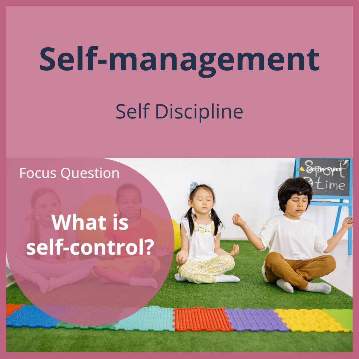 SEL Lesson focusing on Self-Discipline to use in your classroom as one of your SEL activities for Self-Management