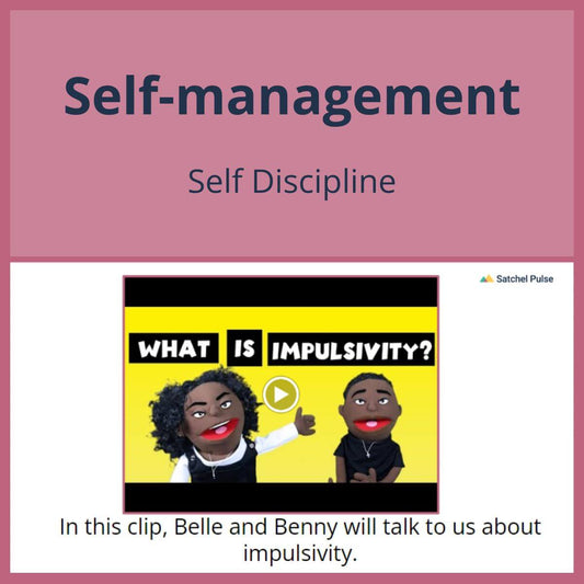 SEL Lesson focusing on Self-Discipline to use in your classroom as one of your SEL activities for Self-Management