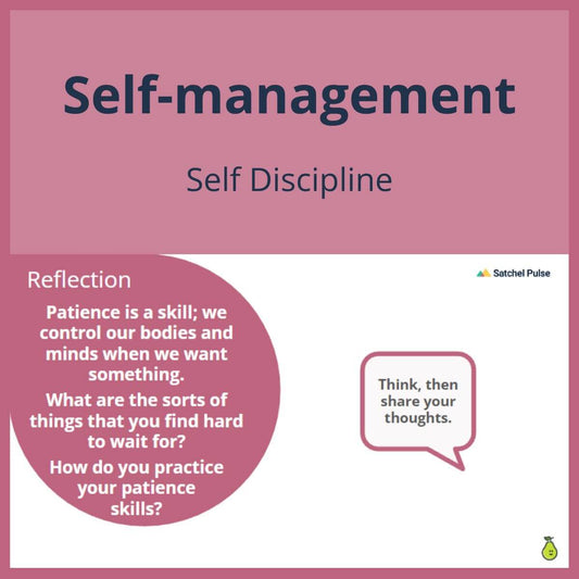 SEL Lesson focusing on Self-Discipline to use in your classroom as one of your SEL activities for Self-Management