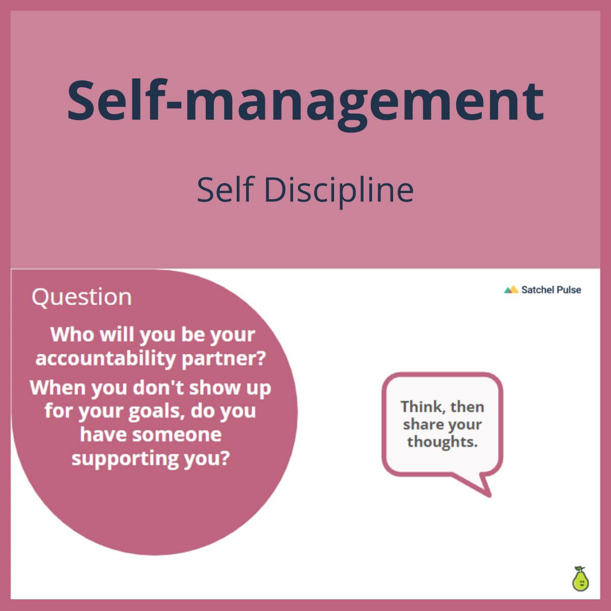 SEL Lesson: Self discipline 4 - Building my self discipline – The SEL Store