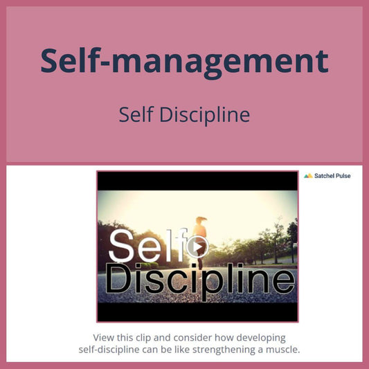 SEL Lesson focusing on Self-Discipline to use in your classroom as one of your SEL activities for Self-Management