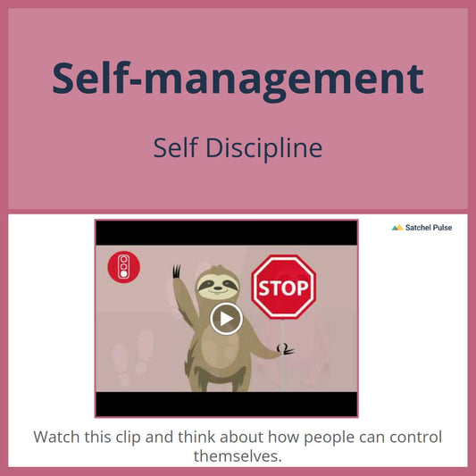 SEL Lesson focusing on Self-Discipline to use in your classroom as one of your SEL activities for Self-Management