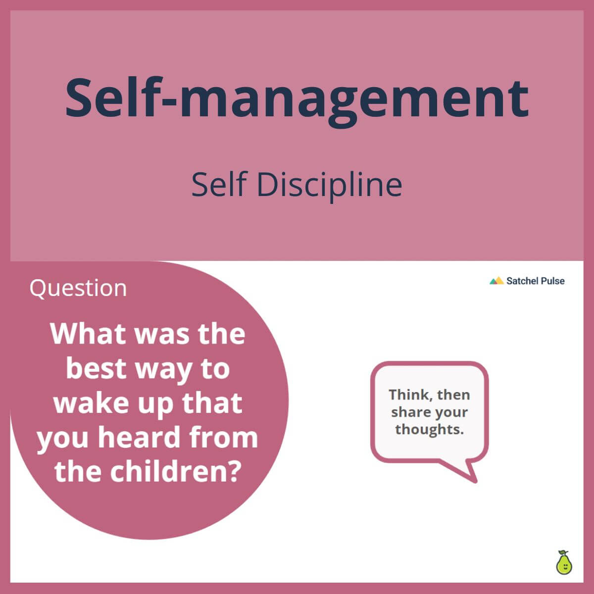 SEL Lesson focusing on Self-Discipline to use in your classroom as one of your SEL activities for Self-Management