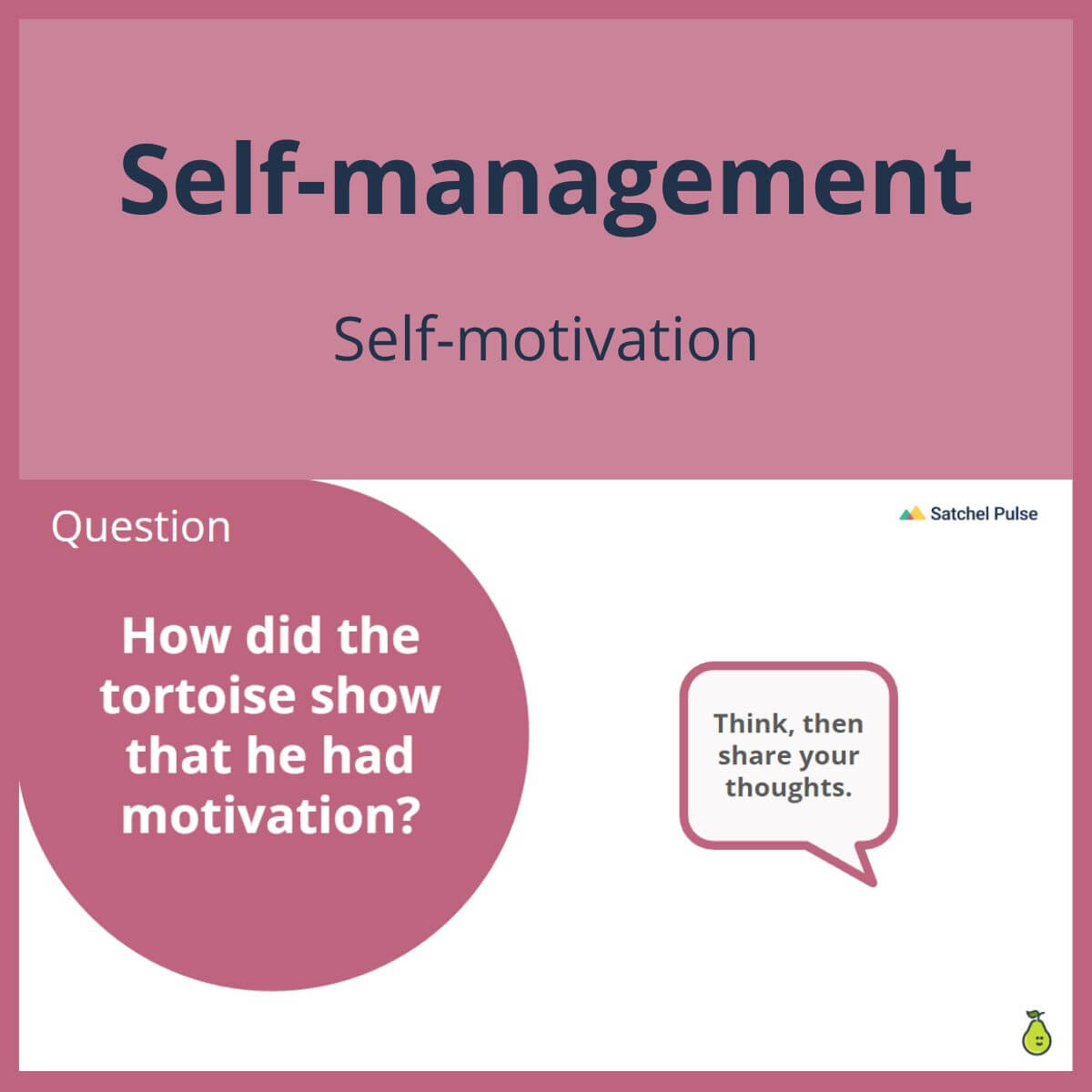 SEL Lesson focusing on Self-Motivation to use in your classroom as one of your SEL activities for Self-Management