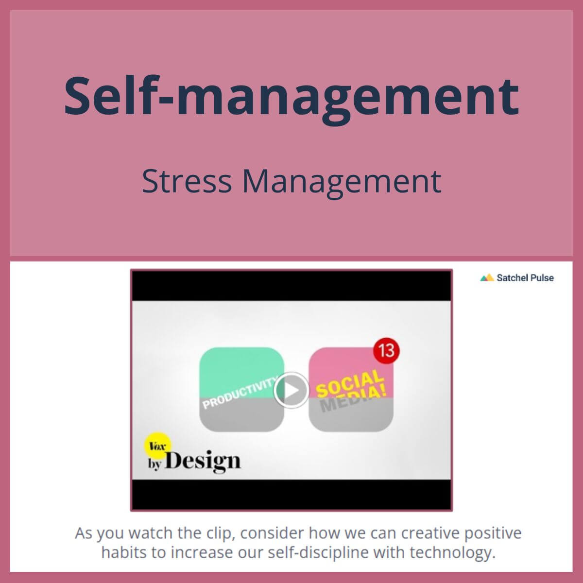 SEL Lesson focusing on Stress Management to use in your classroom as one of your SEL activities for Self-Management