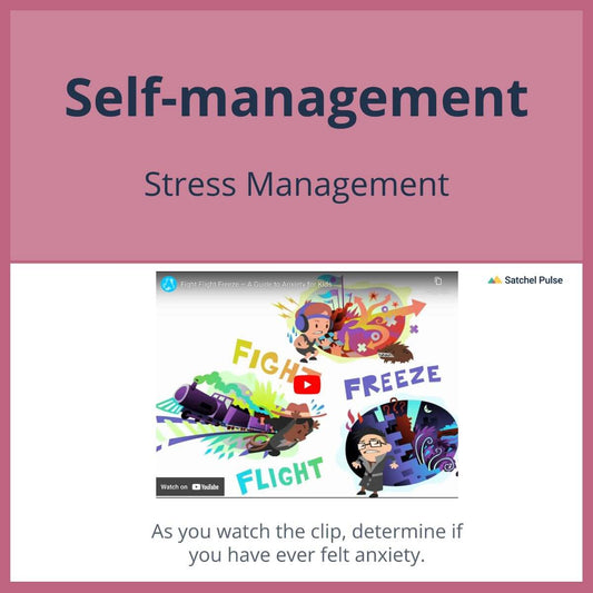 SEL Lesson focusing on Stress Management to use in your classroom as one of your SEL activities for Self-Management