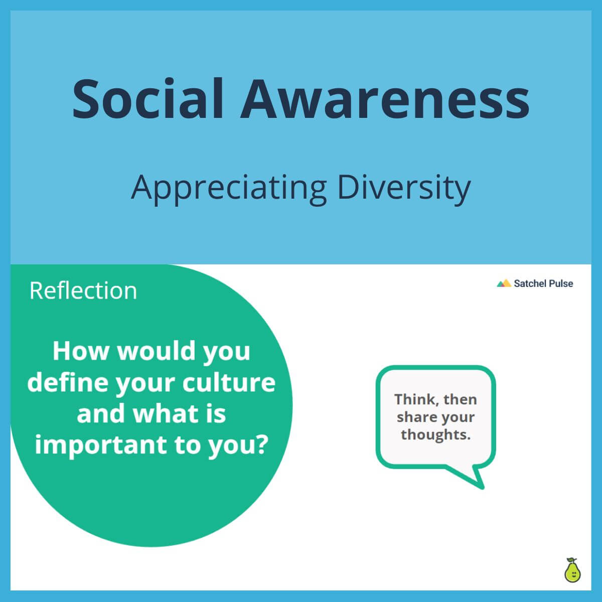 SEL Lesson focusing on Appreciating Diversity to use in your classroom as one of your SEL activities for Social Awareness