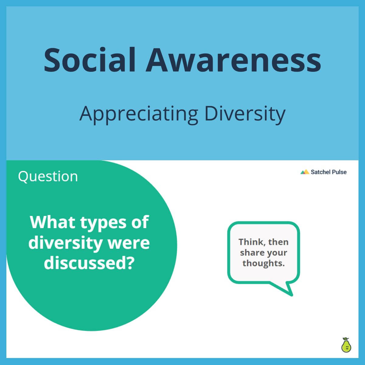 SEL Lesson: Appreciating diversity 3 - Diversity for everyone – The SEL ...