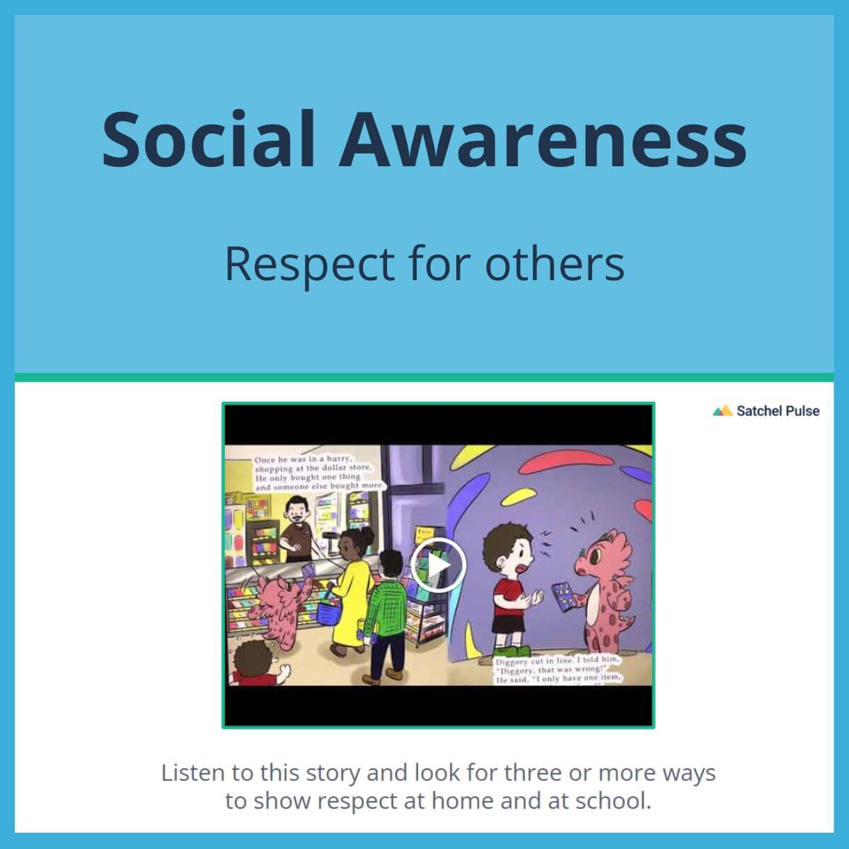 SEL Lesson focusing on Respect for Others to use in your classroom as one of your SEL activities for Social Awareness