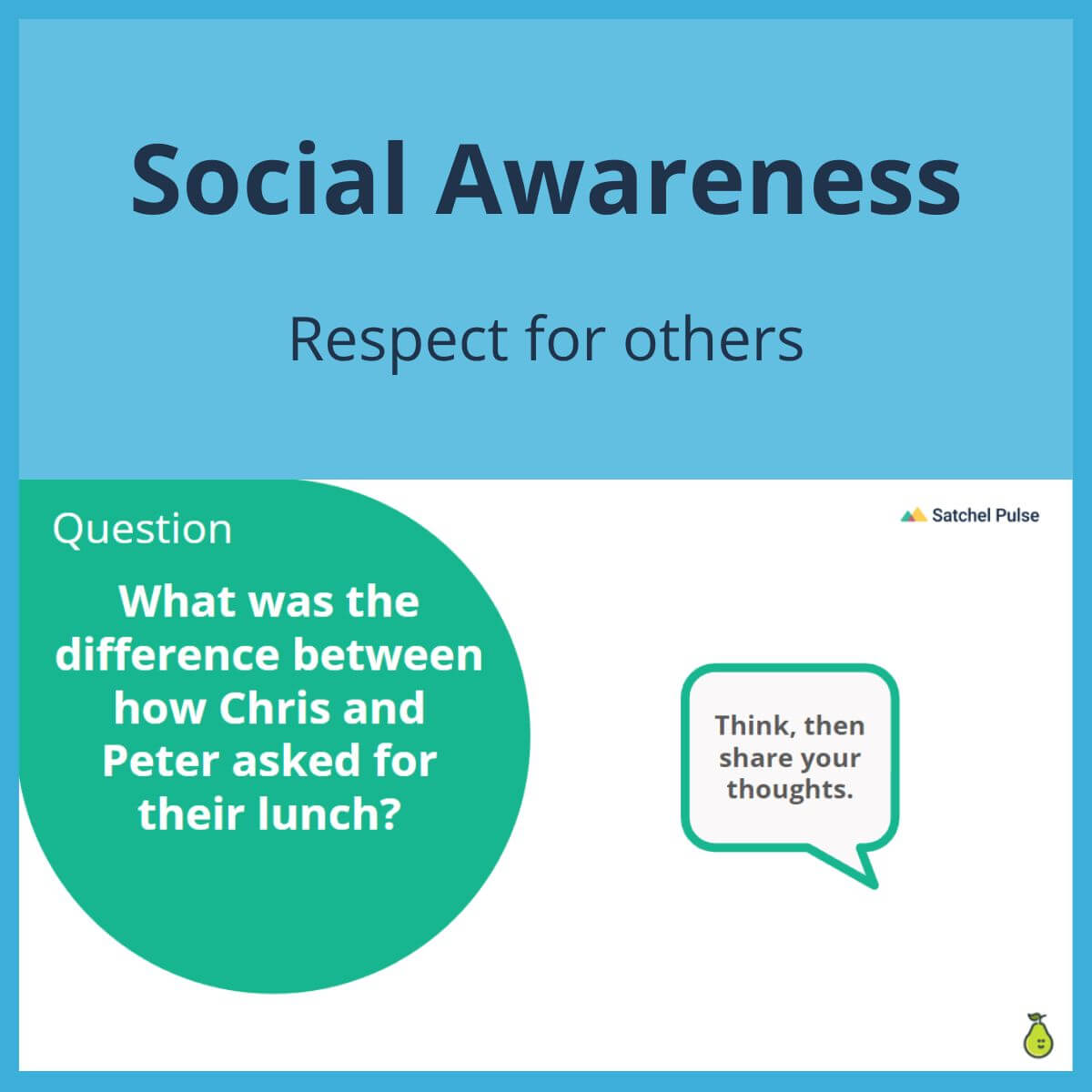 SEL Lesson focusing on Respect for Others to use in your classroom as one of your SEL activities for Social Awareness
