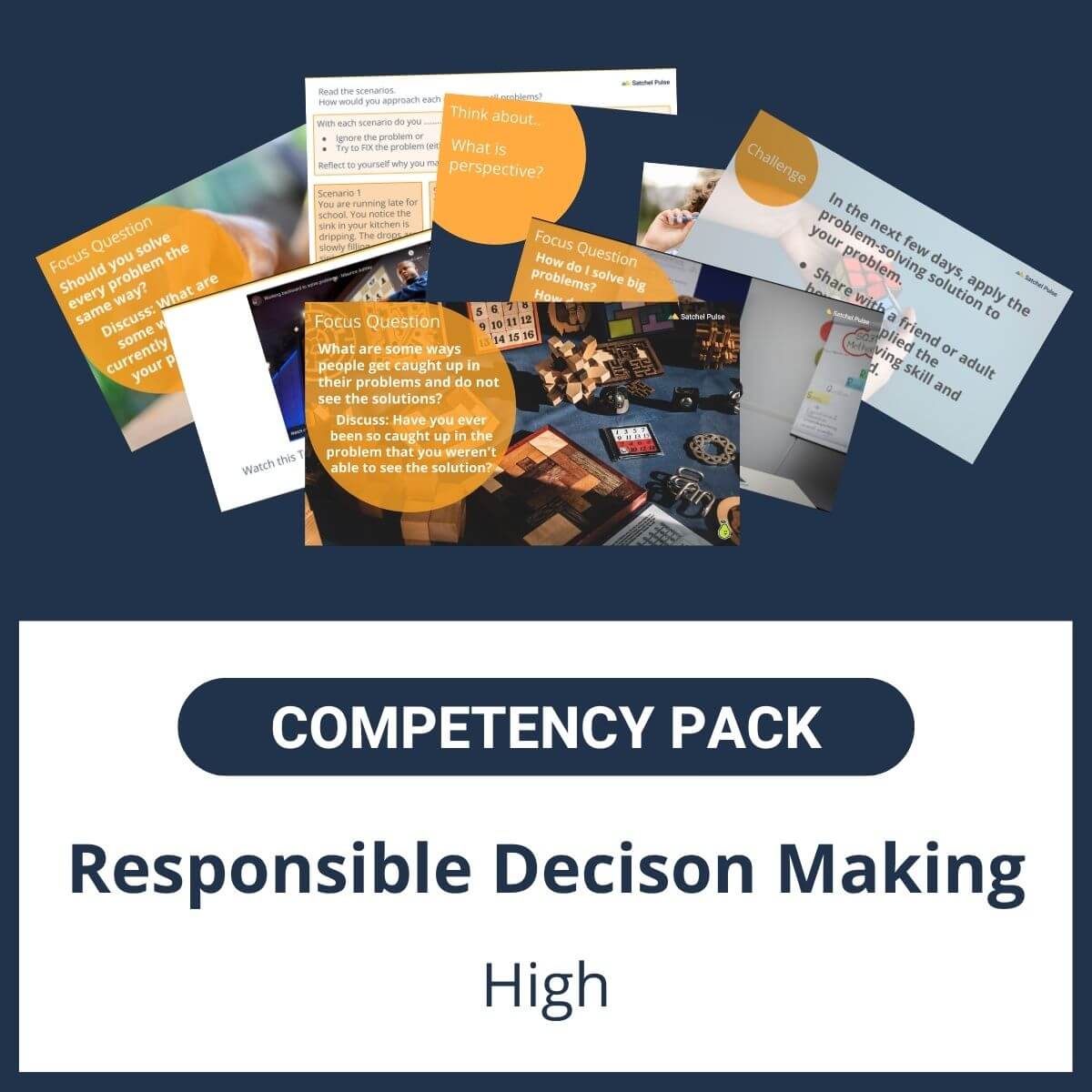 This SEL Resource pack for "Responsible Decision-Making" competency includes a range of SEL activities such as SEL lessons and self-studies