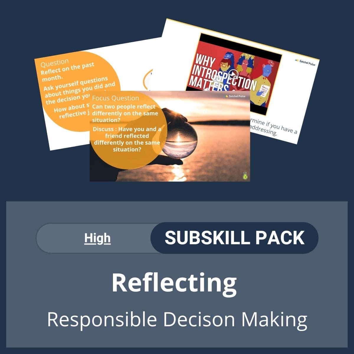 SEL Resource pack with social-emotional learning lessons and self-studies to help you teach Reflecting in your classroom as a part of the SEL curriculum.