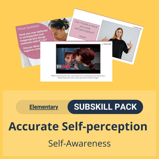 SEL Resource pack with social-emotional learning lessons and self-studies to help you teach Accurate Self-perception in your classroom as a part of the SEL curriculum.SEL Resource pack with social-emotional learning lessons and self-studies to help you teach Accurate Self-perception in your classroom as a part of the SEL curriculum.