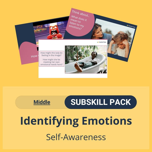 SEL Resource pack with social-emotional learning lessons and self-studies to help you teach Identifying Emotions in your classroom as a part of the SEL curriculum.SEL Resource pack with social-emotional learning lessons and self-studies to help you teach Identifying Emotions in your classroom as a part of the SEL curriculum.