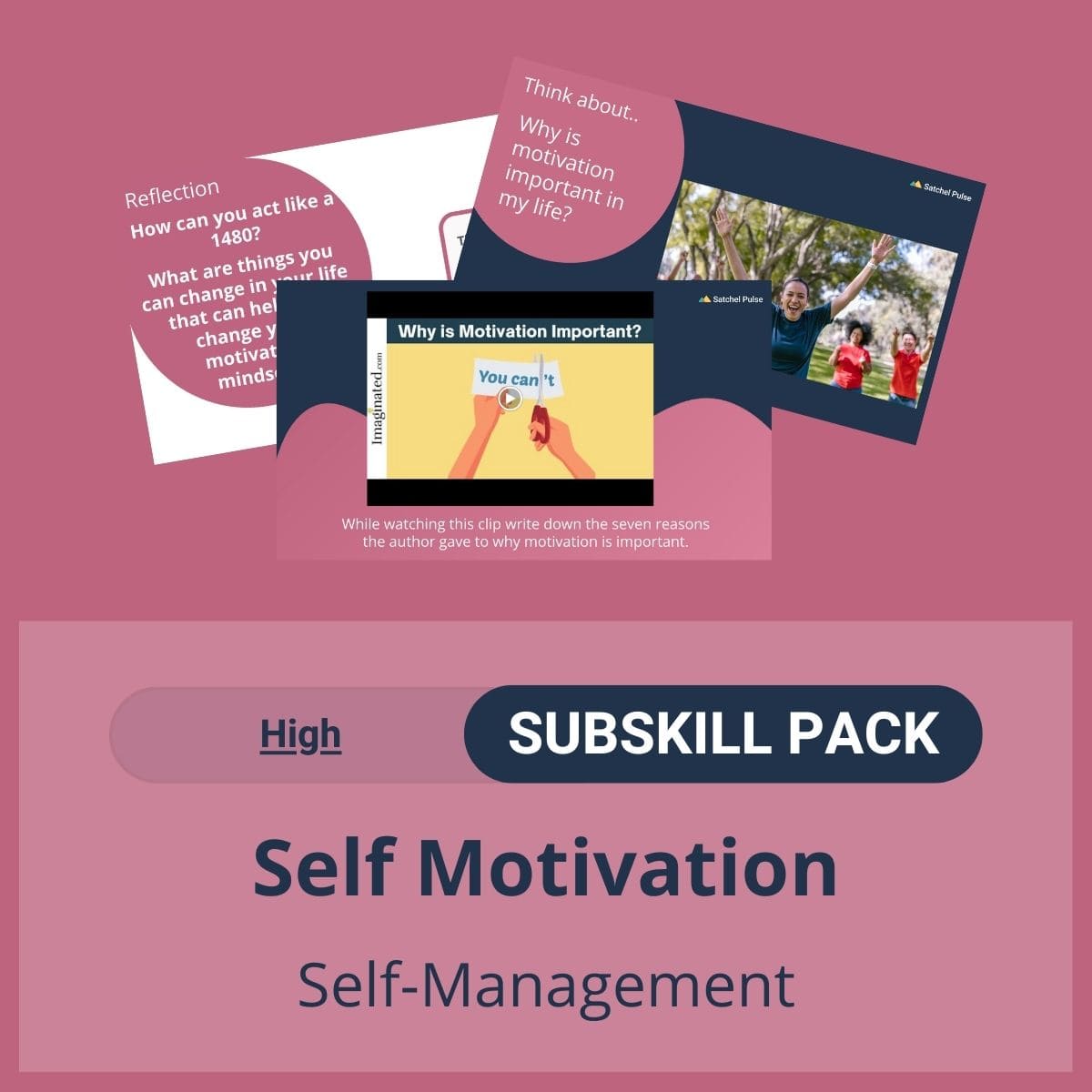 SEL Resource pack with social-emotional learning lessons and self-studies to help you teach Self Motivation in your classroom as a part of the SEL curriculum.