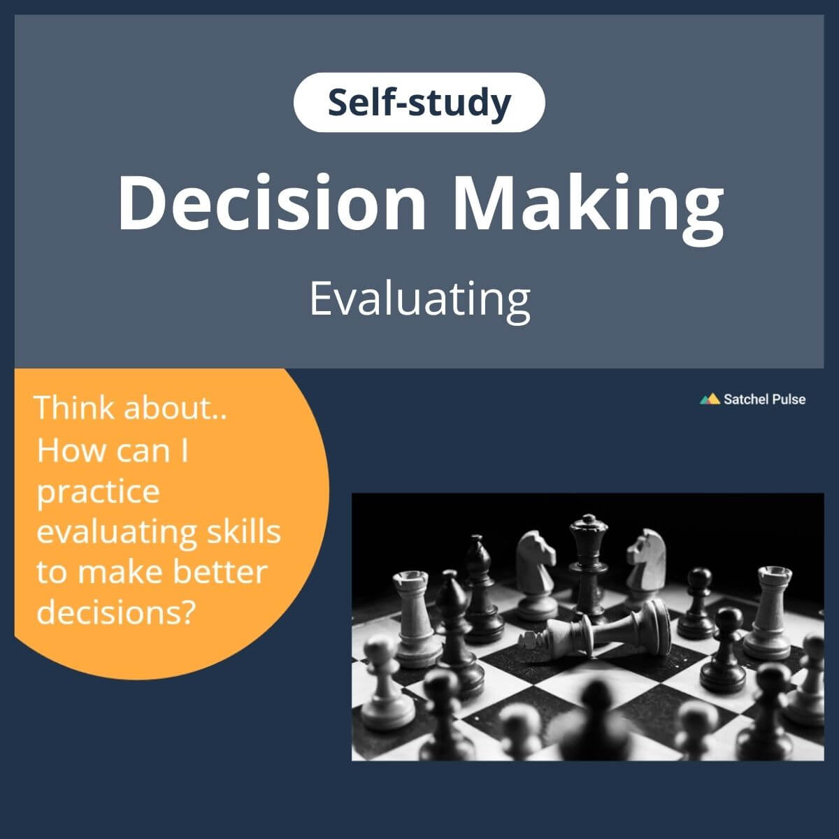 SEL self-study focusing on Evaluating to use in your classroom as one of your SEL activities for Responsible Decision-Making