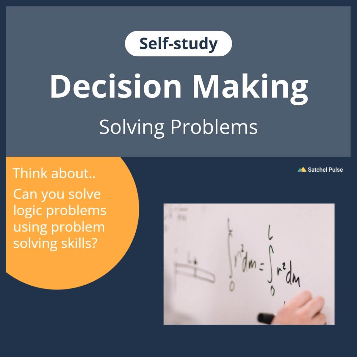 SEL Self-study: Solving problems 4 - Solving logical math problems ...