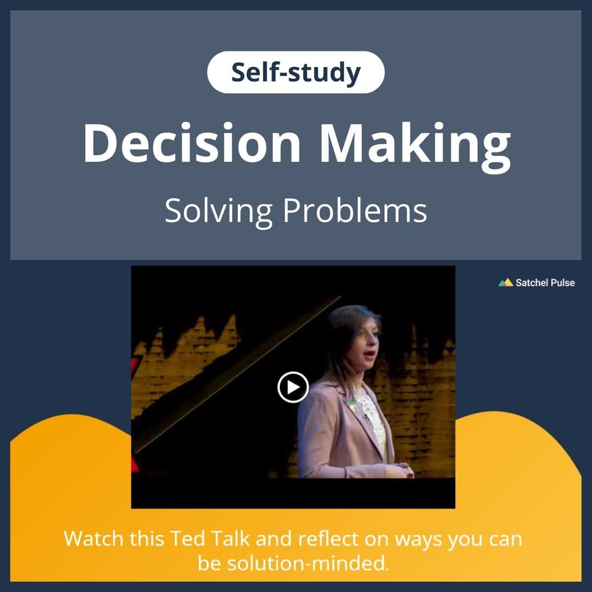 SEL Self-study: Solving problems 2 - Solving personal problems – The ...