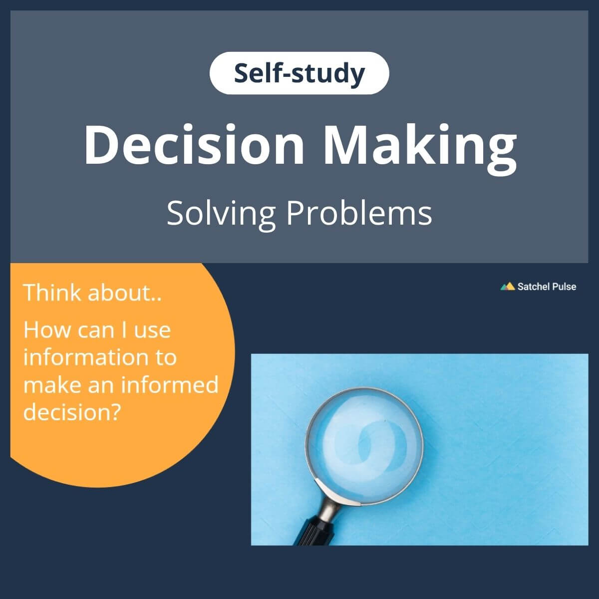 SEL self-study focusing on Solving Problems to use in your classroom as one of your SEL activities for Responsible Decision-Making