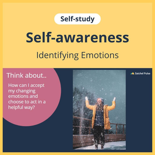 SEL self-study focusing on Identifying Emotions to use in your classroom as one of your SEL activities for Self-Awareness