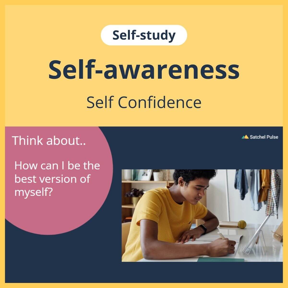 SEL self-study focusing on Self-Confidence to use in your classroom as one of your SEL activities for Self-Awareness