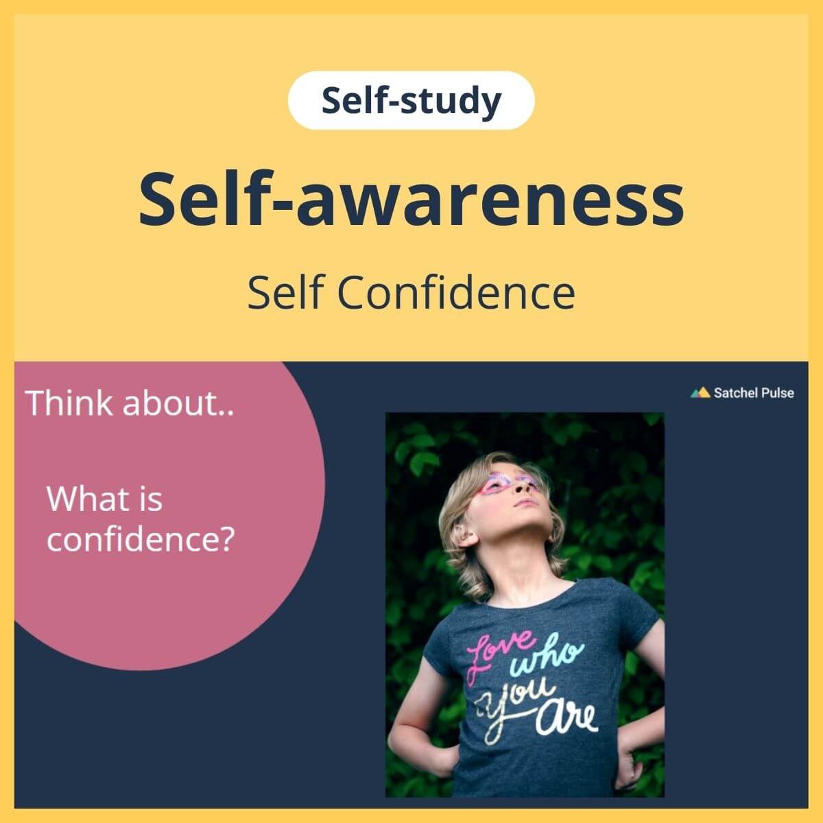 SEL self-study focusing on Self-Confidence to use in your classroom as one of your SEL activities for Self-Awareness