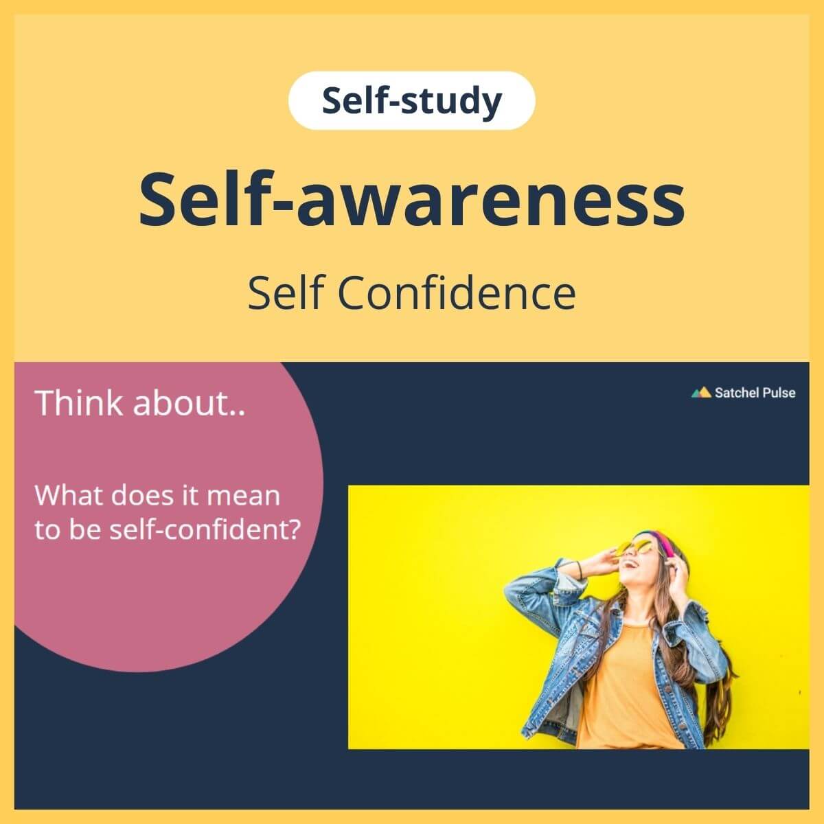 SEL self-study focusing on Self-Confidence to use in your classroom as one of your SEL activities for Self-Awareness