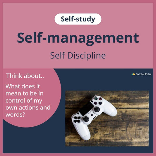SEL self-study focusing on Self-Discipline to use in your classroom as one of your SEL activities for Self-Management