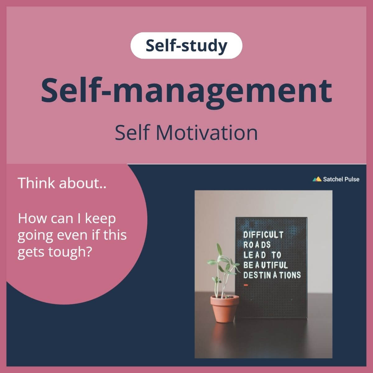 SEL self-study focusing on Self-Motivation to use in your classroom as one of your SEL activities for Self-Management