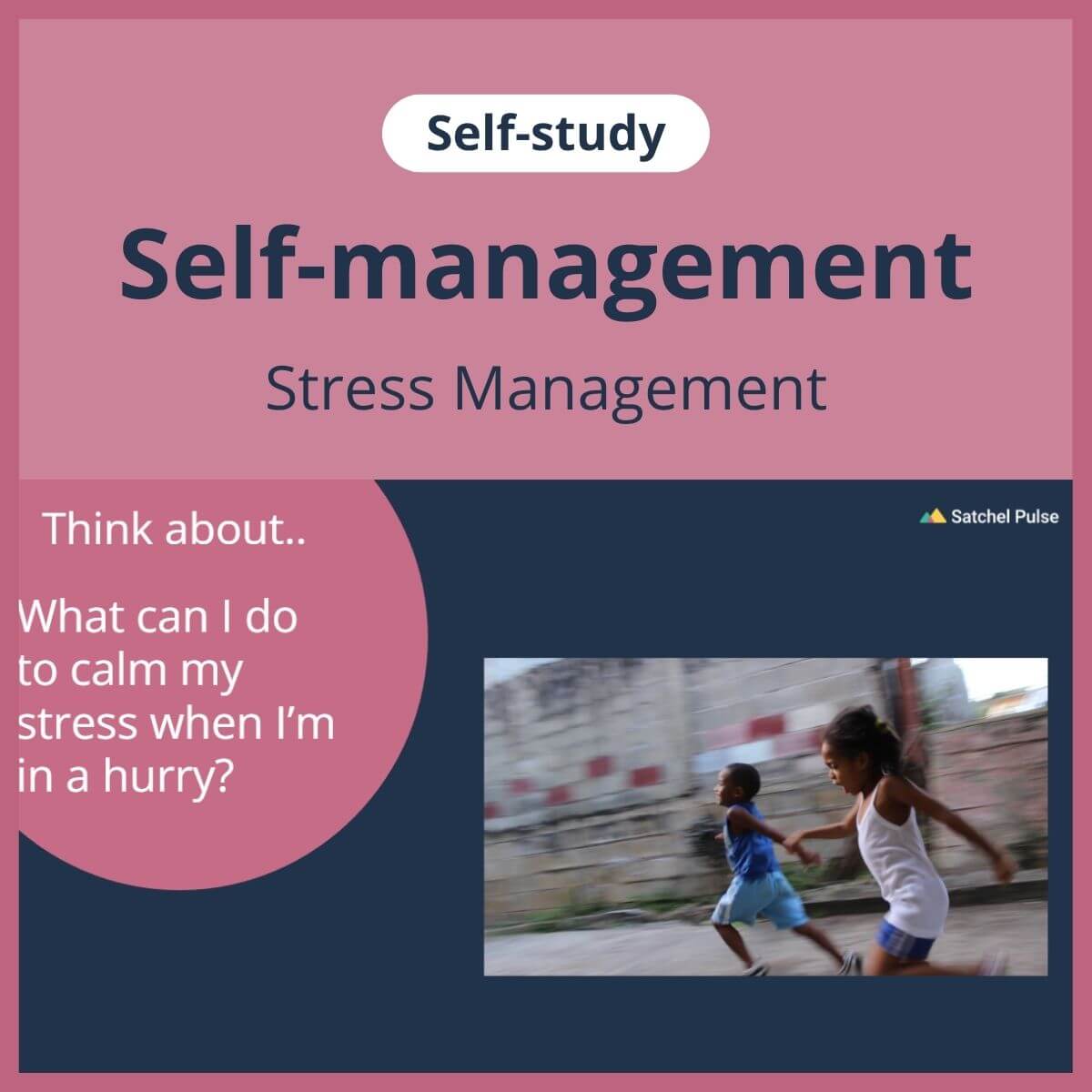 SEL self-study focusing on Stress Management to use in your classroom as one of your SEL activities for Self-Management