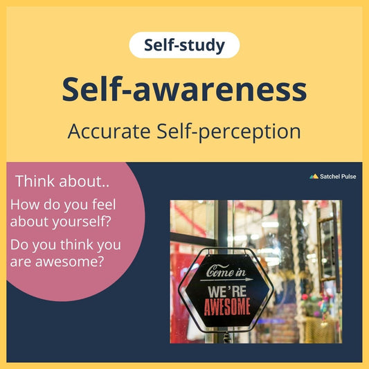 SEL self-study focusing on Accurate Self-Perception to use in your classroom as one of your SEL activities for Self-Awareness