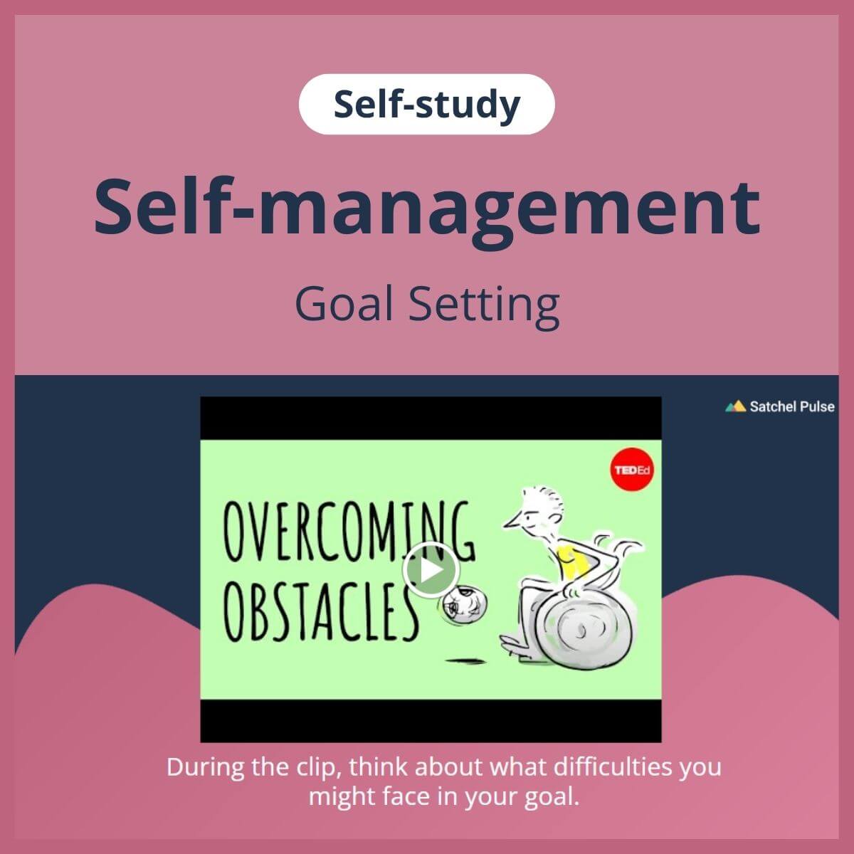 SEL self-study focusing on Goal Setting to use in your classroom as one of your SEL activities for Self-Management