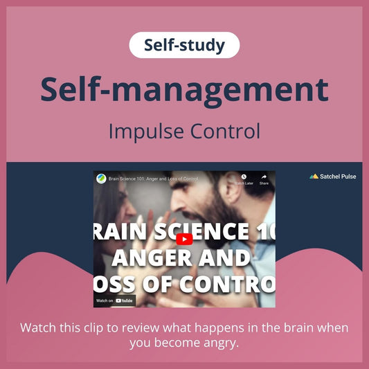 SEL self-study focusing on Impulse Control to use in your classroom as one of your SEL activities for Self-Management