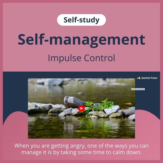 SEL self-study focusing on Impulse Control to use in your classroom as one of your SEL activities for Self-Management