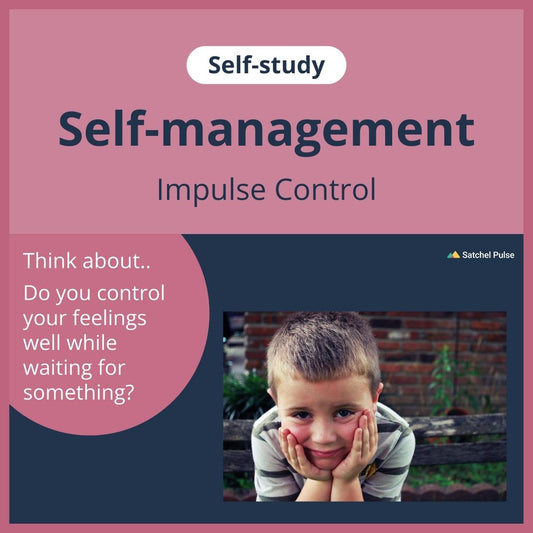 SEL self-study focusing on Impulse Control to use in your classroom as one of your SEL activities for Self-Management