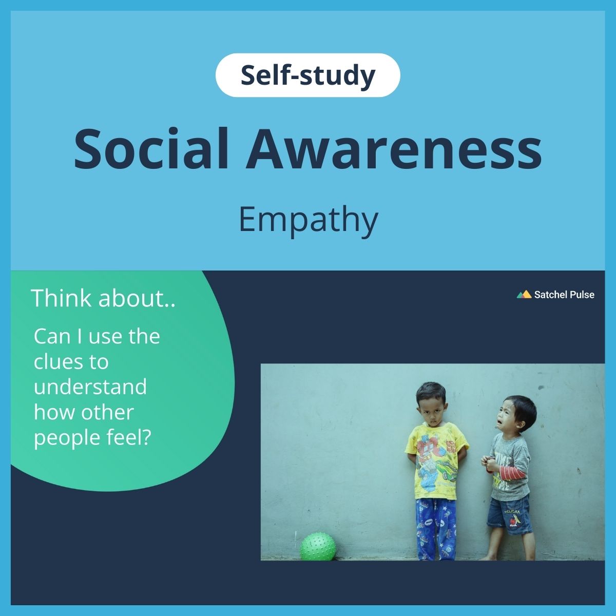 SEL self-study focusing on Empathy to use in your classroom as one of your SEL activities for Social Awareness