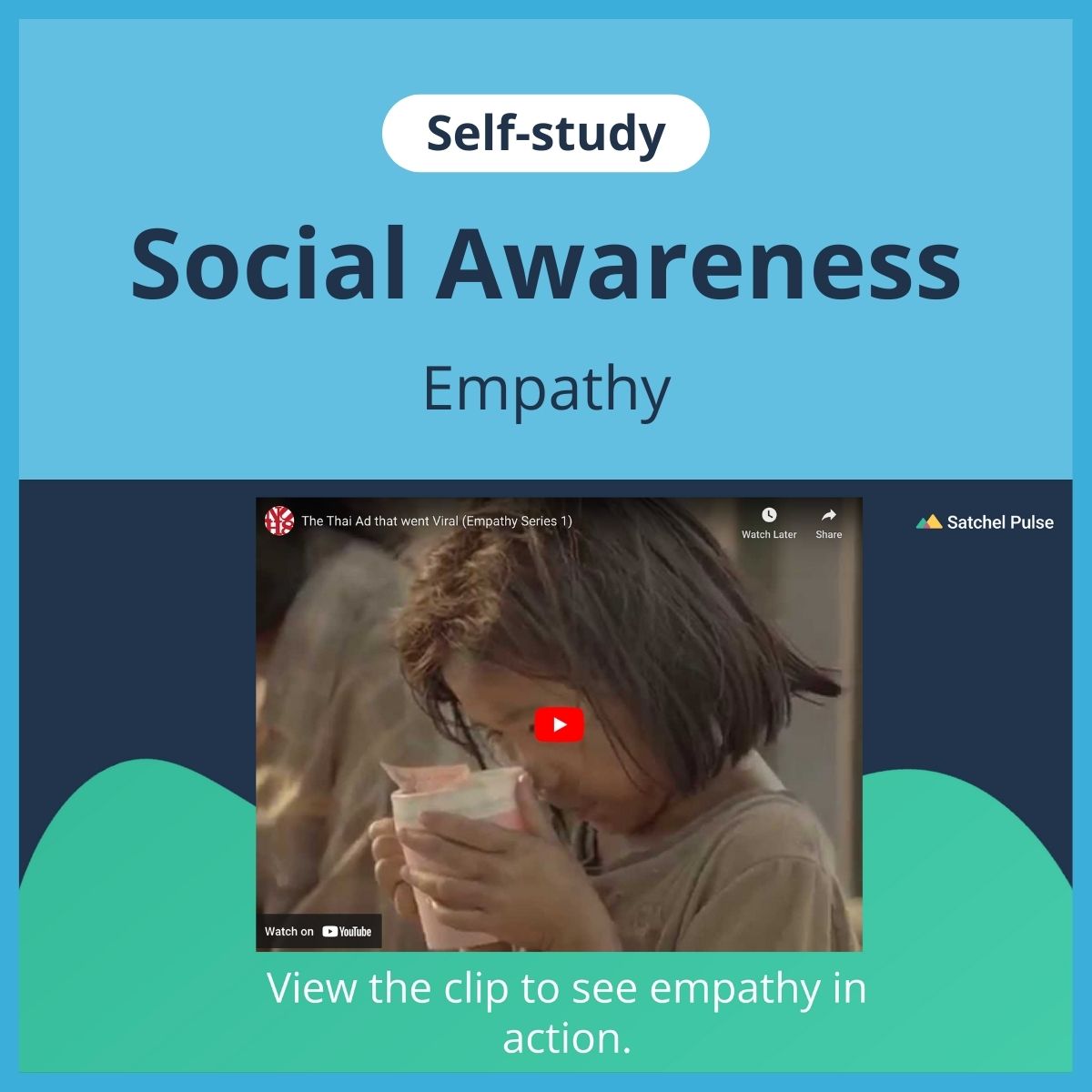 SEL self-study focusing on Empathy to use in your classroom as one of your SEL activities for Social Awareness