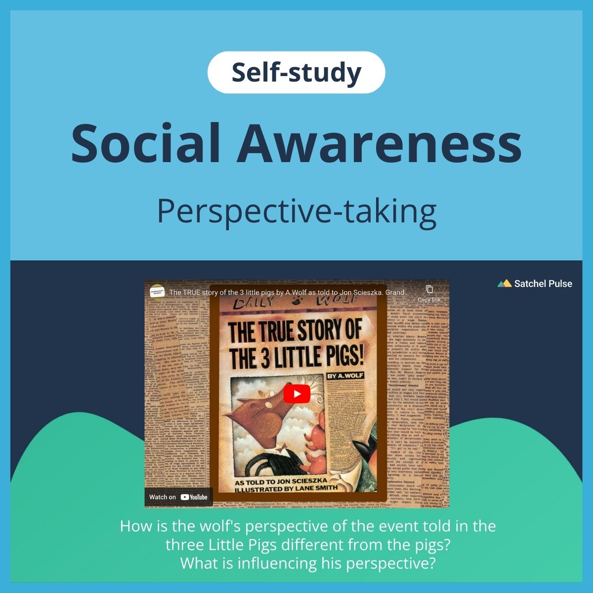 SEL self-study focusing on Perspective-Taking to use in your classroom as one of your SEL activities for Social Awareness