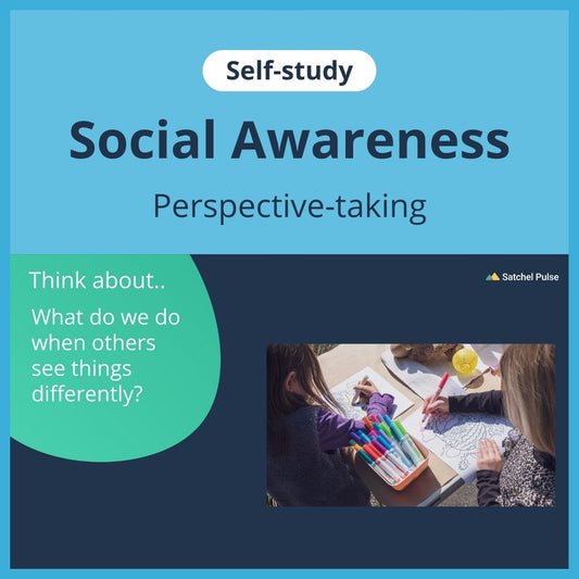 SEL self-study focusing on Perspective-Taking to use in your classroom as one of your SEL activities for Social Awareness