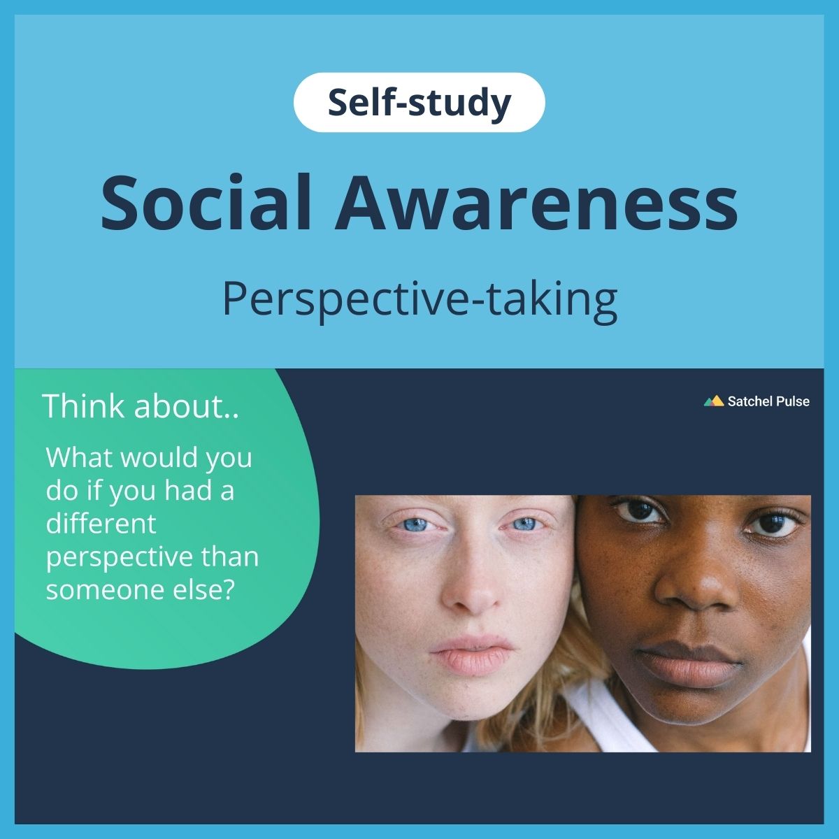 SEL self-study focusing on Perspective-Taking to use in your classroom as one of your SEL activities for Social Awareness